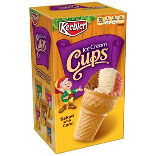 Keebler Ice Cream Cups 3 OZ BOX   Food & Grocery   General Grocery