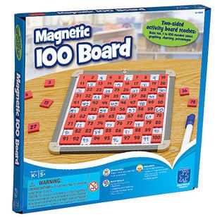 Educational Insights Magnetic 100 Board & Tiles   Toys & Games