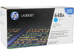 HP 648A Cyan LaserJet Toner Cartridge (CE261A)