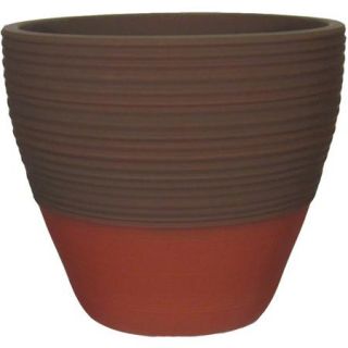 Better Homes and Gardens Prescott 15" Decorative Resin Planter, Red Clay