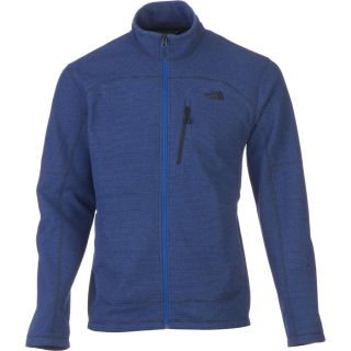 The North Face Texture Cap Rock Full Zip Fleece Jacket   Mens