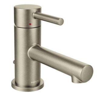MOEN Align Single Hole 1 Handle Bathroom Faucet in Brushed Nickel 6191BN