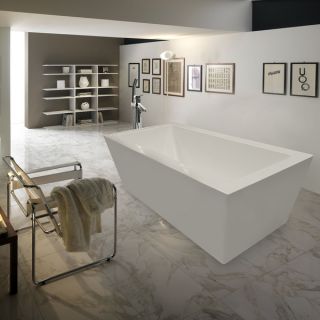 Mountain Home Basin 32 x 71 Acrylic Soaking Freestanding Bathtub