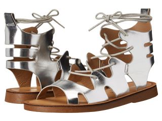 Dirty Laundry Bevelled Lace Up Sandal Silver