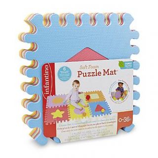 Infantino Infants 6 Piece Soft Foam Puzzle Mat