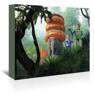 On Tiger Mountain Painting Print on Wrapped Canvas by Americanflat