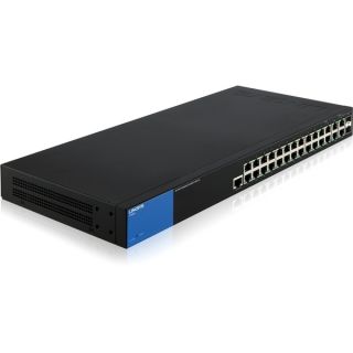 Linksys 28 Port 10/100/1000Base T Desktop Managed Gigabit Switch