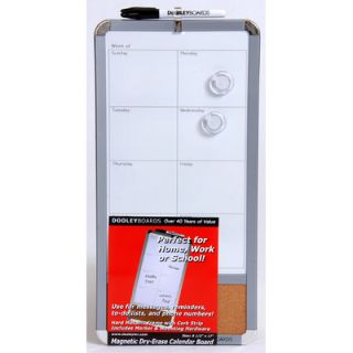 Dooley Boards Inc Magnetic Dry Erase Calendar 1 5 x 8.5 Bulletin