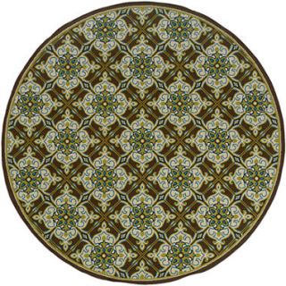 Outdoor Tile Round Rug