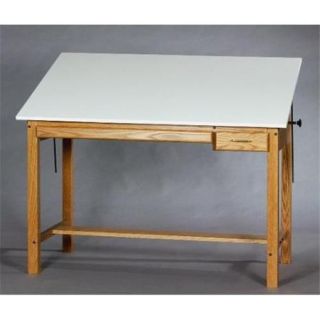SMI M3660OT TR Medium Oak Finish Professional Series Table, 36 X 60 inch