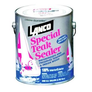 Lanco 1 Gal. Oil Clear Special Teak Sealer TS100 4