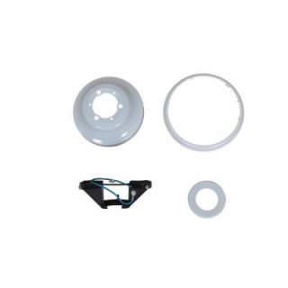 Farmington 52 in. White Ceiling Fan Replacement Mounting Bracket and Canopy Set 170721055