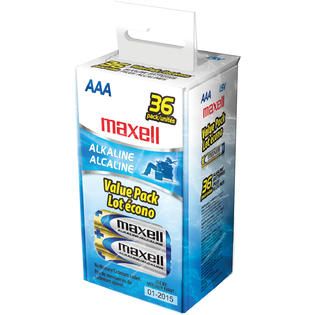 Maxell 36 Pack AAA Alkaline Batteries