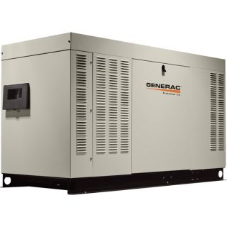 Generac QuietSource Series Liquid-Cooled Standby Generator — 38 kW (LP)/38 kW NG, Model# RG03824ANAX  Residential Standby Generators