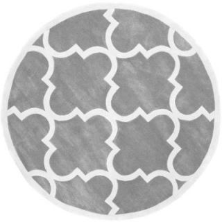 nuLOOM Fez Slate 6 ft. x 6 ft. Round Area Rug ACR129A 606R