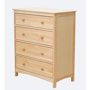 Dream On Me Dream On Me Arlington, 4 Drawer Chest In natural   Baby