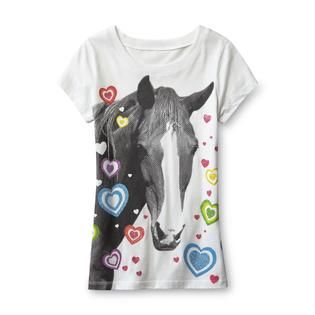 Route 66   Girls Graphic T Shirt   Horse