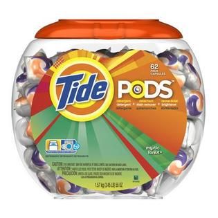 Tide  PODS Detergent, Mystic Forest, 62 pk