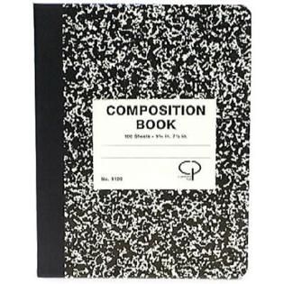 Mead Composition Book, 100 Sheets, 9 3/4 in x 7 1/2 in, 1 each