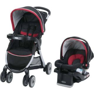 Graco FastAction Fold Click Connect Travel System, Weave