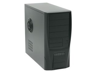 AOpen ES50A Black SGCC Steel ATX Mid Tower Computer Case 300W Power Supply