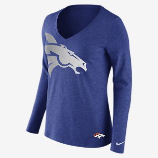 Nike Tri Blend Logo Wrap (NFL Broncos) Womens Shirt