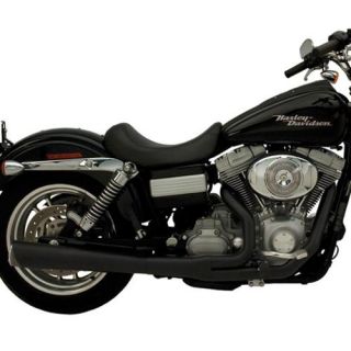 SuperTrapp Supermeg Exhaust Black Fits 07 11 Harley Davidson FXDB Dyna Street Bob
