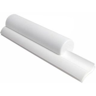 Cler'et Classic Dual Bladed Shower Squeegee in White with White Trim 0003