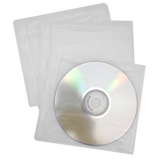 Inland  02860 CD/DVD Vinyl Sleeves Holds 100