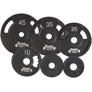 York Barbell G 2 Olympic Single Grip Thin Line Plate