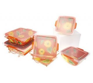 Temp tations Poppy Passion 11 pc. Oven to  Table Set —