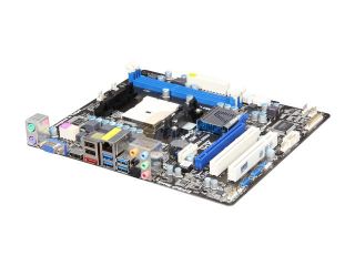 ASRock A75M FM1 AMD A75 (Hudson D3) SATA 6Gb/s USB 3.0 HDMI Micro ATX AMD Motherboard with UEFI BIOS