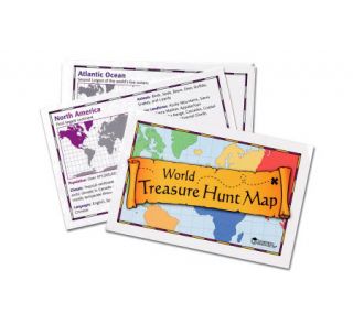 World Treasure Hunt Map by Learning Resources —