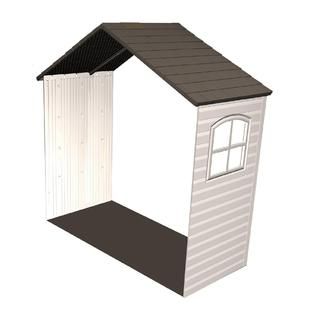 Shed Extension Kit with Window Add Spacious View to Sheds with 