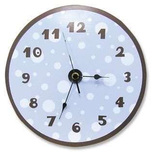 Trend Lab Blue and Brown Clock   Baby   Baby Decor   Wall Decor