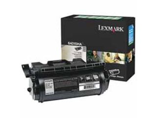 Lexmark International LEX64015HA Print Cartridge  High Yield  21000 Page Yield  Black