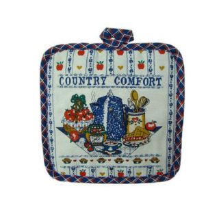 Textiles Plus Inc. Printed Country Comfort Pot Holder (Set of 2)