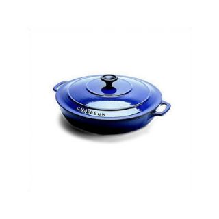 Stainless Steel 3 qt. Cast Iron Round Dutch Oven