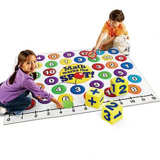 Learning Resources Math Marks The Spot™ Floor Game   Toys & Games