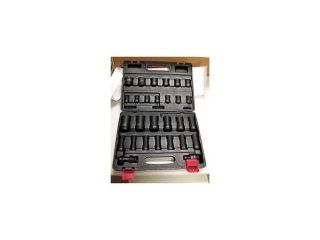 Impact Socket Set, 1/2 Dr, 6Pt, Combo, 30 Pc