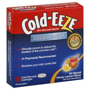 Cold Eeze Cold Remedy, Lozenges, Honey Lemon Flavor, 18 lozenges
