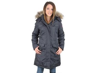 Canadian Outdoors Women's Parka Coat with Faux Fur Hood 