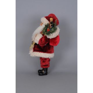 Karen Didion Originals Christmas Merry Christmas Santa Figurine