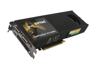 ZOTAC GeForce GTX 295 DirectX 10 ZT 295E3MA FSP 1792MB 896 (448 x 2) Bit GDDR3 PCI Express 2.0 x16 HDCP Ready SLI Support Video Card
