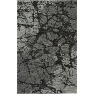 LNR Home Rock Dark Grey Abstract Area Rug (53 x 75)   15393643