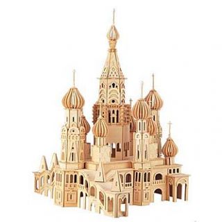 Puzzled St. Petersburg Church Wooden Puzzle   Toys & Games   Puzzles