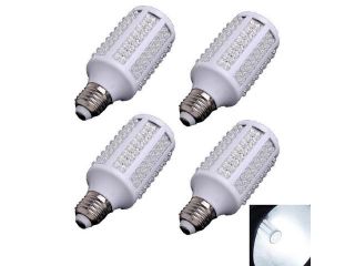 4x E27 220V 7W LED Corn Light Bulb Lamp 166 LED White