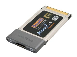 Creative Sound Blaster Audigy 2 ZS Notebook PCMCIA Sound Card   Laptop Add on Cards
