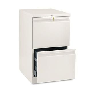 HON Two Drawer Mobile Pedestal File, 19 7/8d, Putty   Home