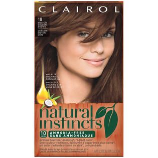 Clairol Clairol Natural Instincts 18, Pecan, Medium Golden Brown 1 Kit